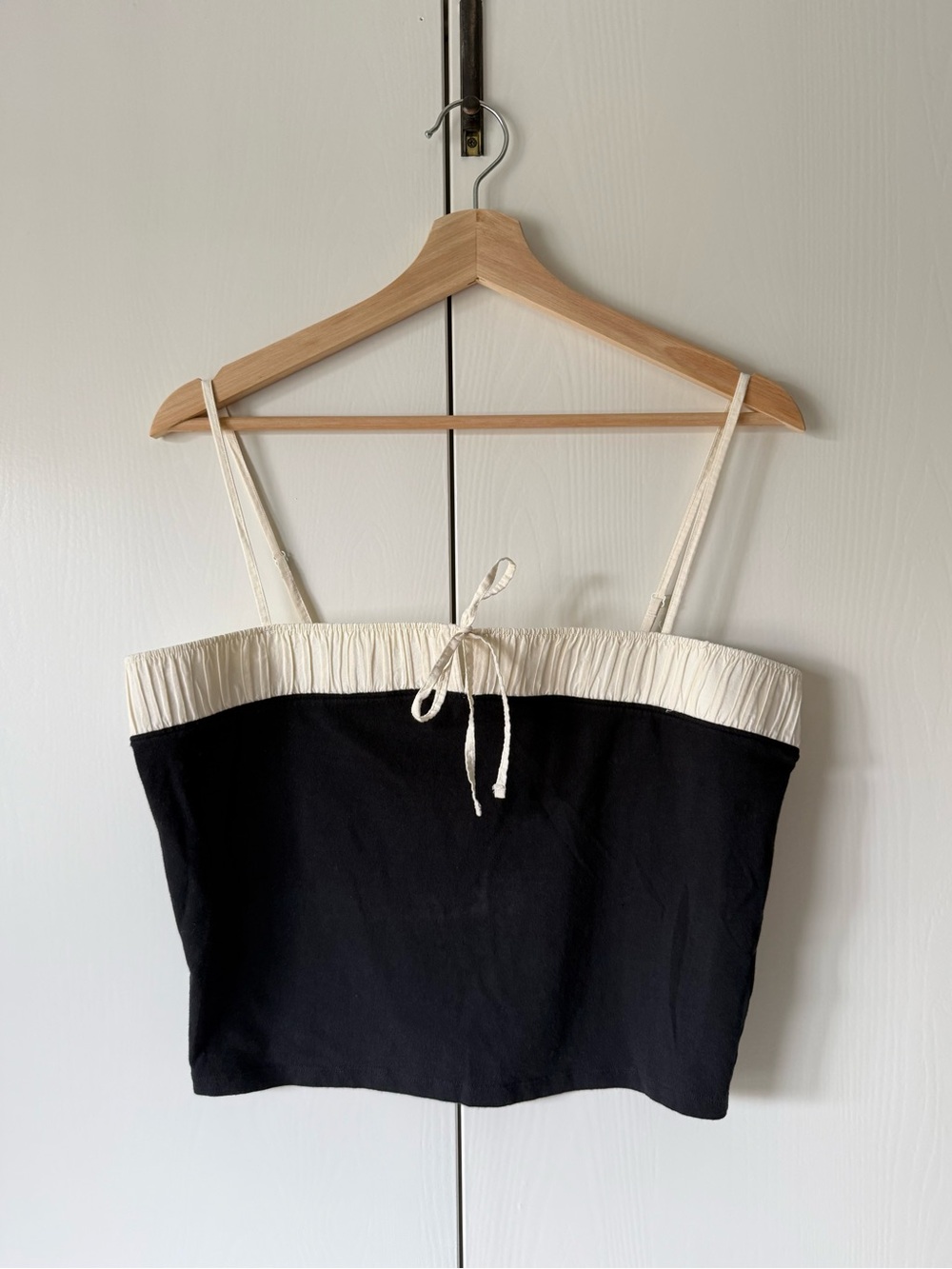 American Eagle Black and White Cami Top
